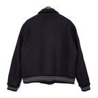 AMIRI thickened loose bomber baseball jacket black