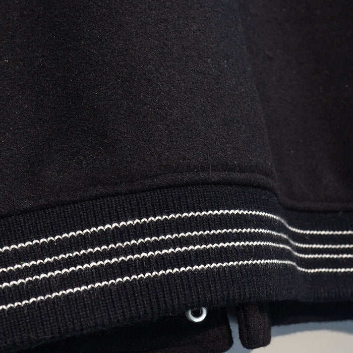 AMIRI thickened loose bomber baseball jacket black