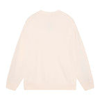 AMIRI Cotton V-Neck Bones Cardigan Sweater Apricot