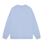 AMIRI Cotton V-Neck Bones Cardigan Sweater Blue