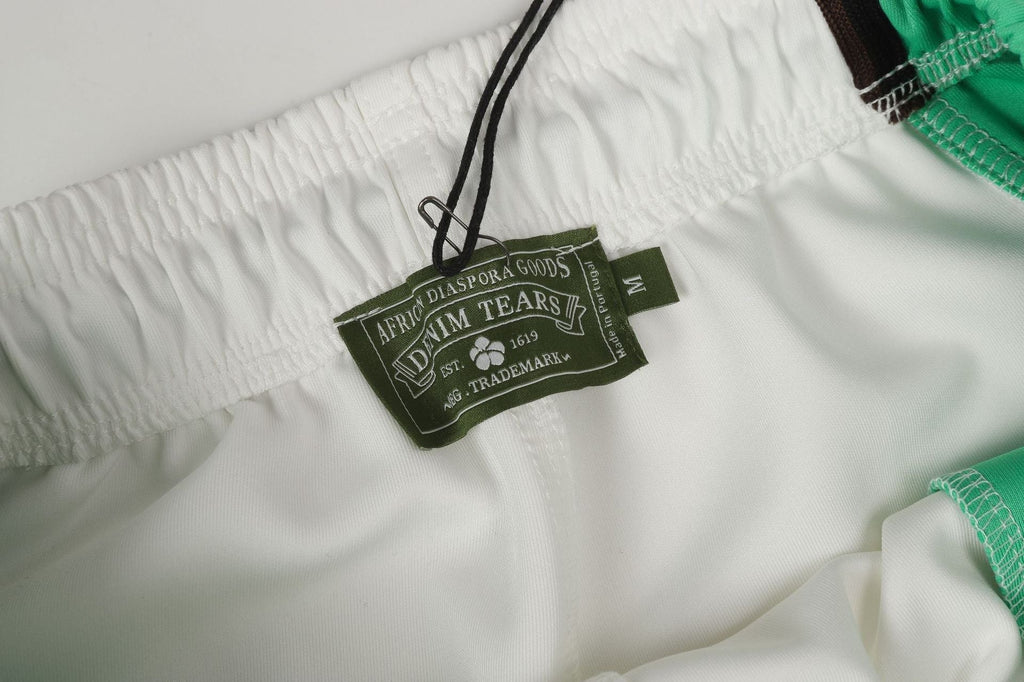 Denim Tears Green White Track Pants