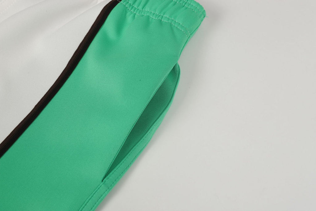 Denim Tears Green White Track Pants