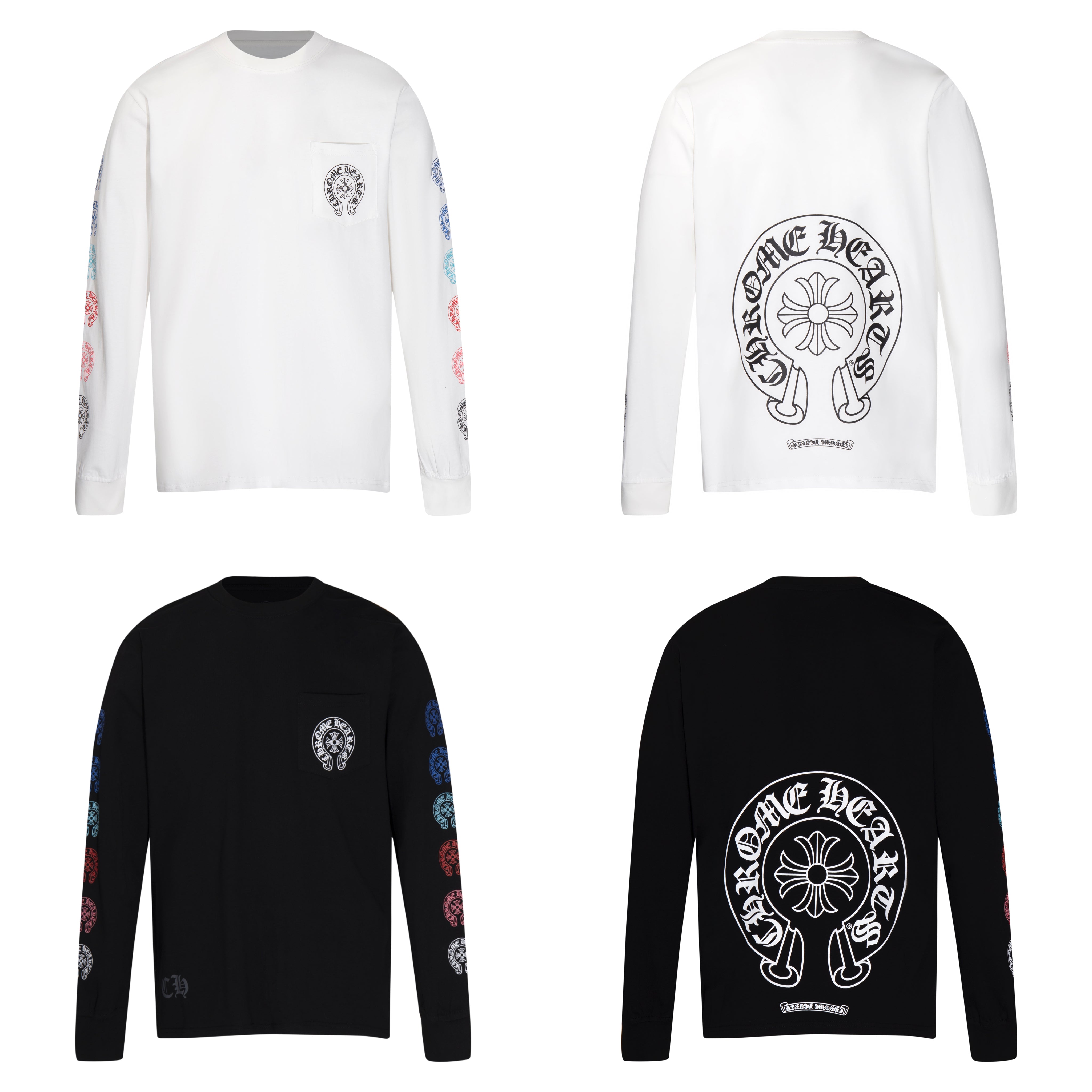 CHROME HEARTS 総柄　ロンT Chrome Hearts New SWEATSHIRTS 8009 – chchill