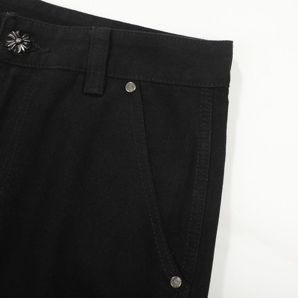 Chrome Hearts American street art cross with straight shaft Pants W10