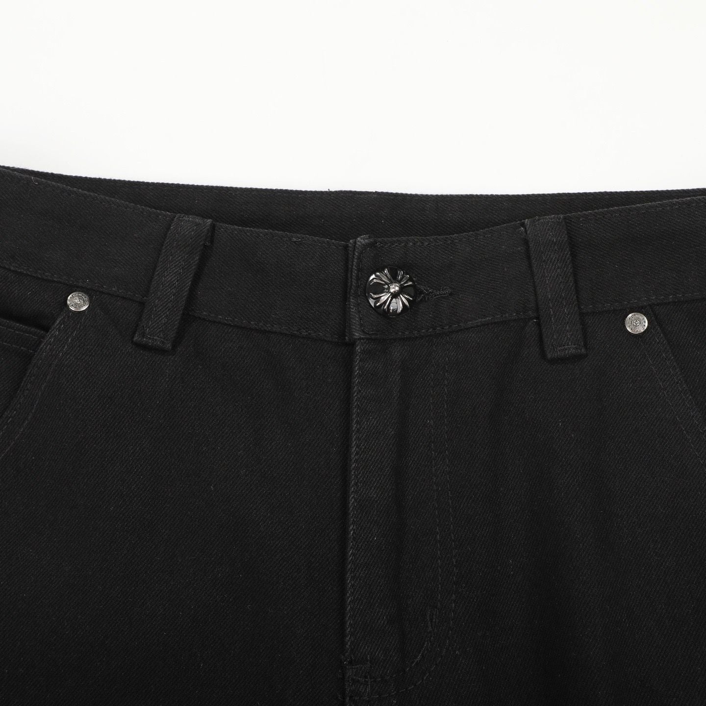 Chrome Hearts American street art cross with straight shaft Pants W10