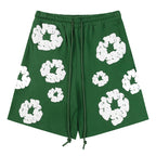 Denim Tears The Cotton Wreath Shorts Green
