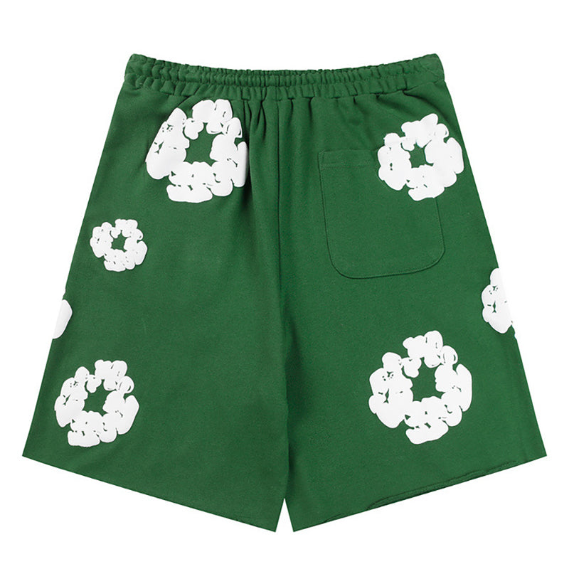 Denim Tears The Cotton Wreath Shorts Green