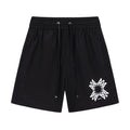 AMIRI Straight-Leg Mid-Length Logo-Print Swim Shorts